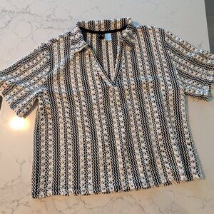 NWOT H&M mesh top, size L